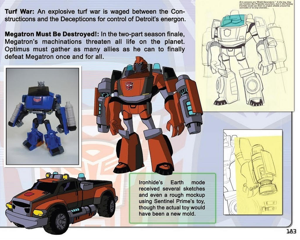 Transformers Animated - Ironhide Concept Art by Transformers0 on DeviantArt