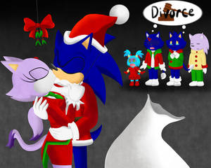 I see Mommy kissing Santa