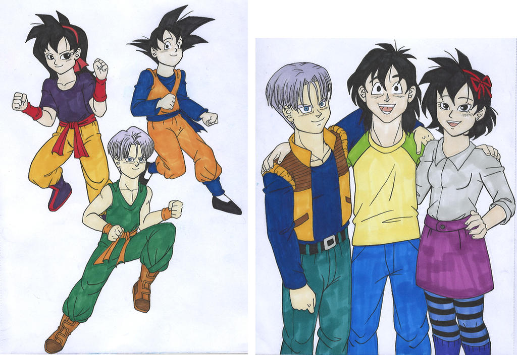 DB - Saiyan kids (what if Raditz turned good) by IsabellaFaleno on ...