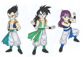 DB - Fusions (what if Raditz turned good)