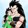 DB - Raditz and Ranch hug