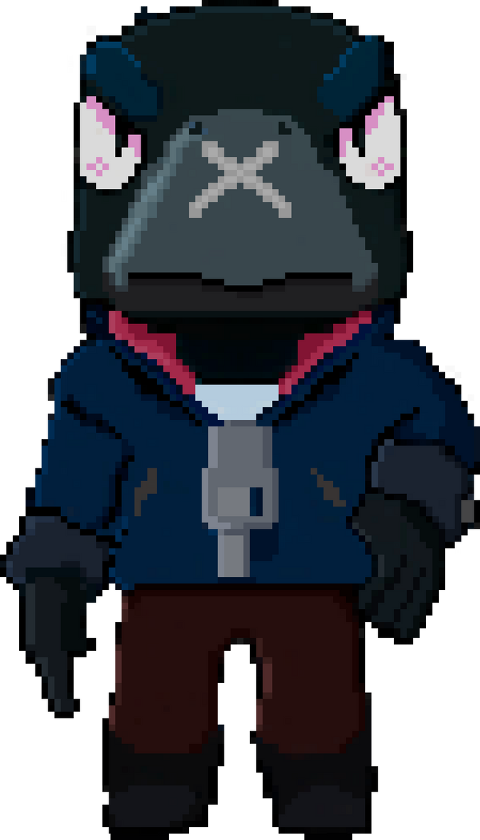 1 Bit Crow Crow in 8 bit style by SRLK on DeviantArt