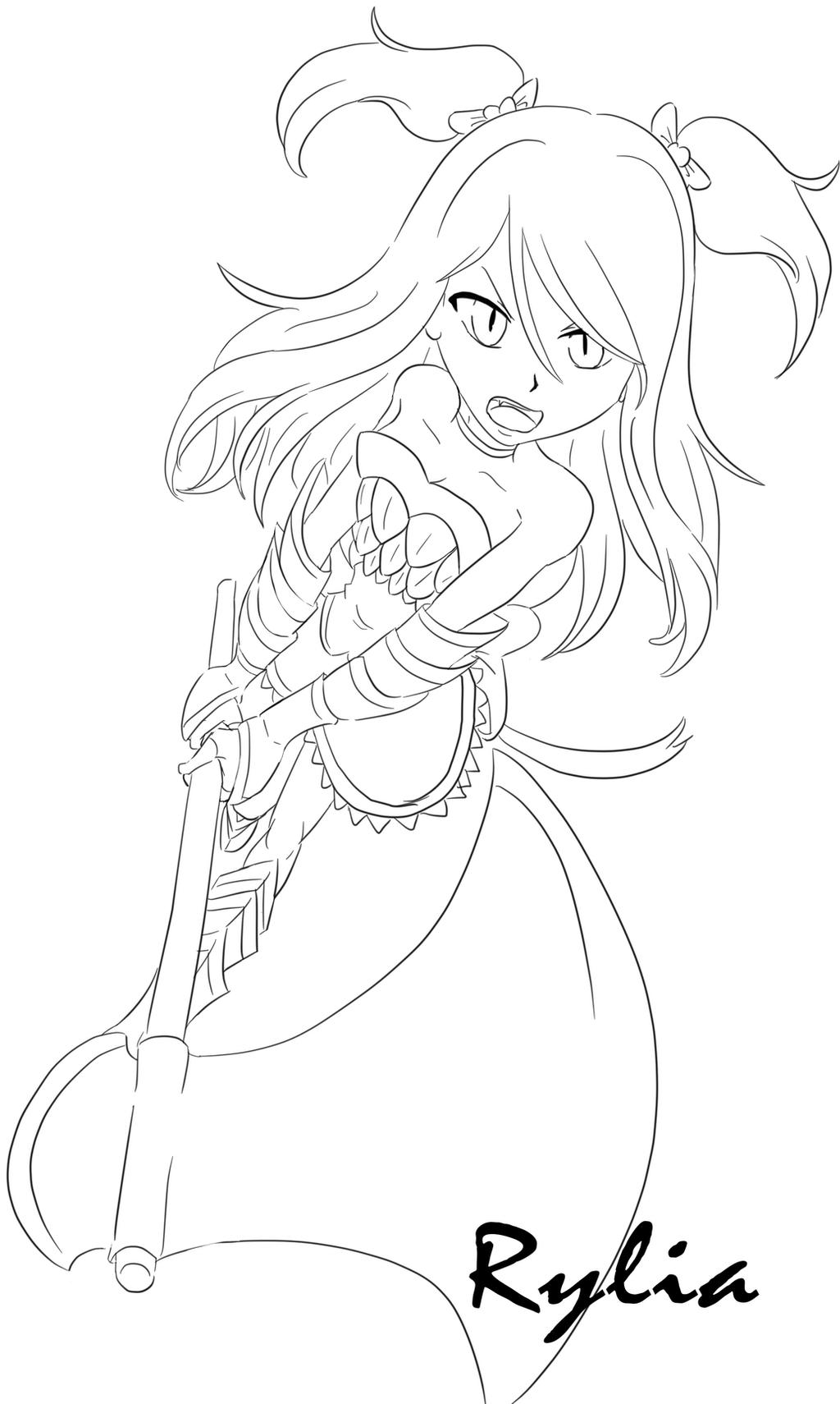 Commander Rylia Rylia - Sketch 001 by CNE-Deviant on DeviantArt