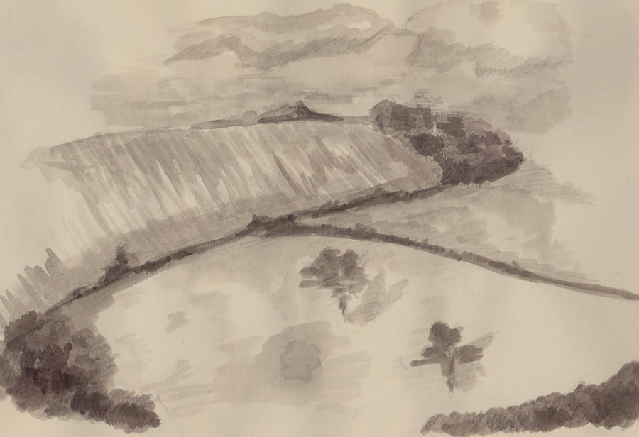 Fields Ink Drawing field ink drawing 3 by scampi2202 on DeviantArt