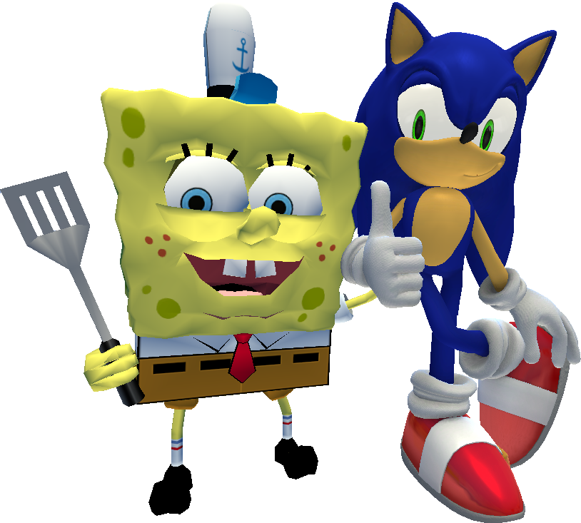 Adventure 2 Sonic, SpongeBob Fanon Wiki