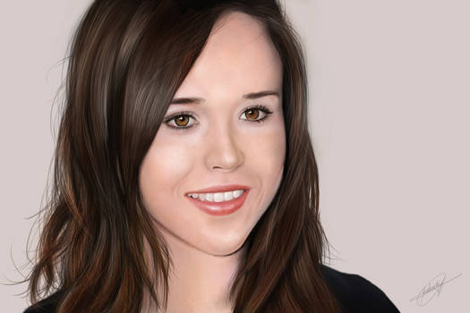 Ellen Page Digital Painting