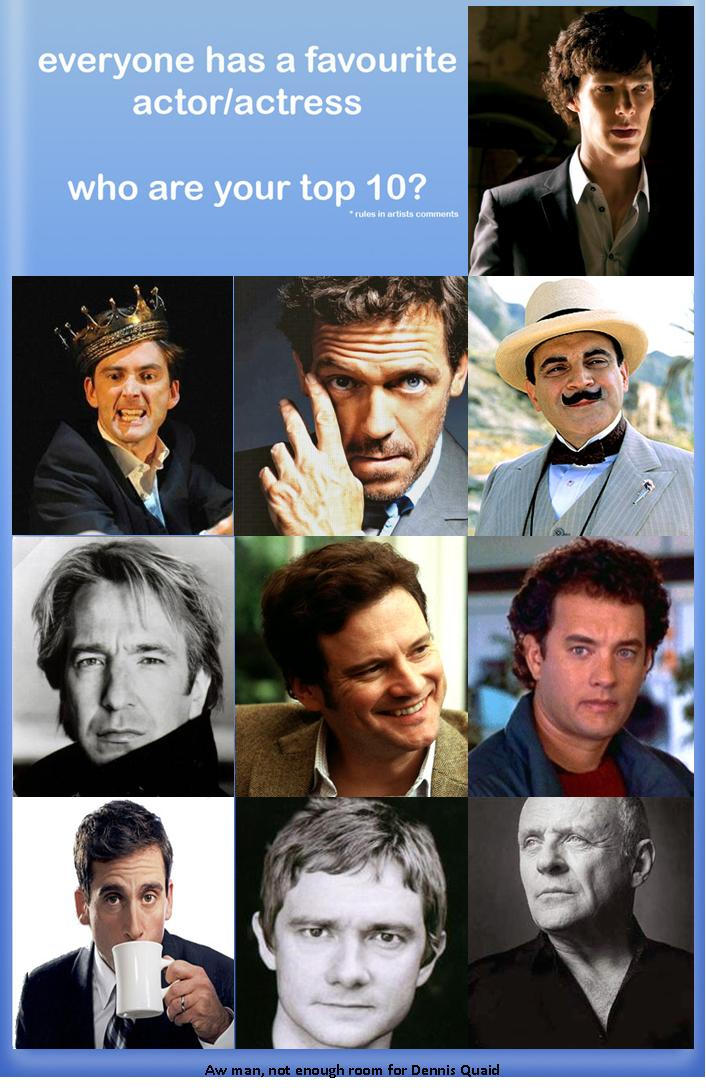 Actors Meme by ReubenDeFlash on DeviantArt