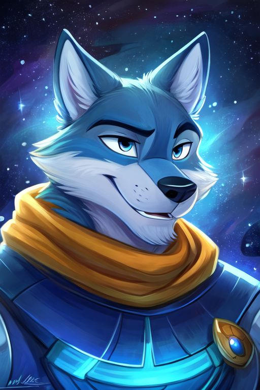 Blue wolf disney style (2) by LobatoLobison on DeviantArt