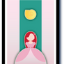 Minimalist Disney Princess Ariel -Little Mermaid