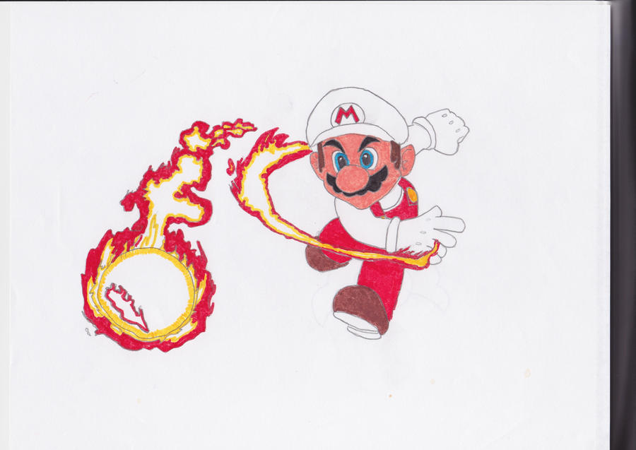 Firey Notes Mario Fire Mario by elliotmoose on DeviantArt