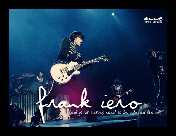 Frank Iero guitar hero