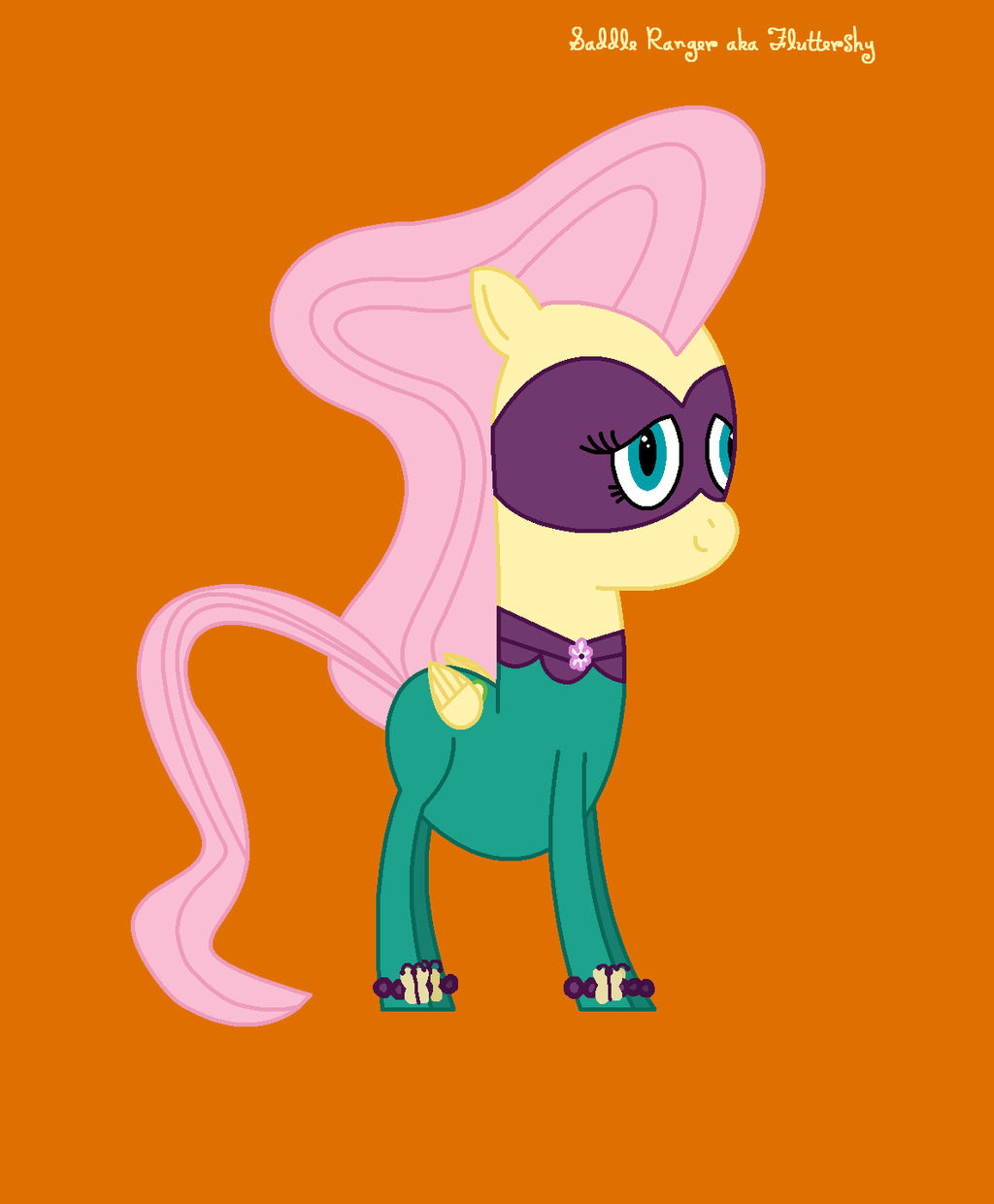 The Raging Saddle Ranger My Little Pony - Fluttershy as Saddle Ranger by worldofcaitlyn on ...