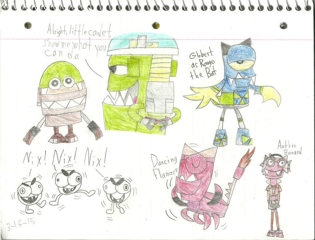 Mixels - More doodles of the characters :D by worldofcaitlyn on DeviantArt