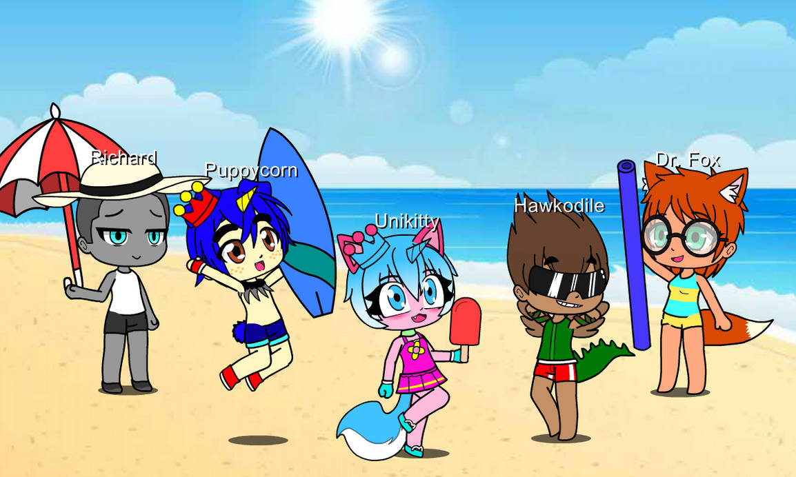 Beach Games, gacha Resort, gacha Studio Anime Dress Up, gacha World,  lunime, doki Doki Literature Club, Finn the Human, adventure Time, resort,  beach