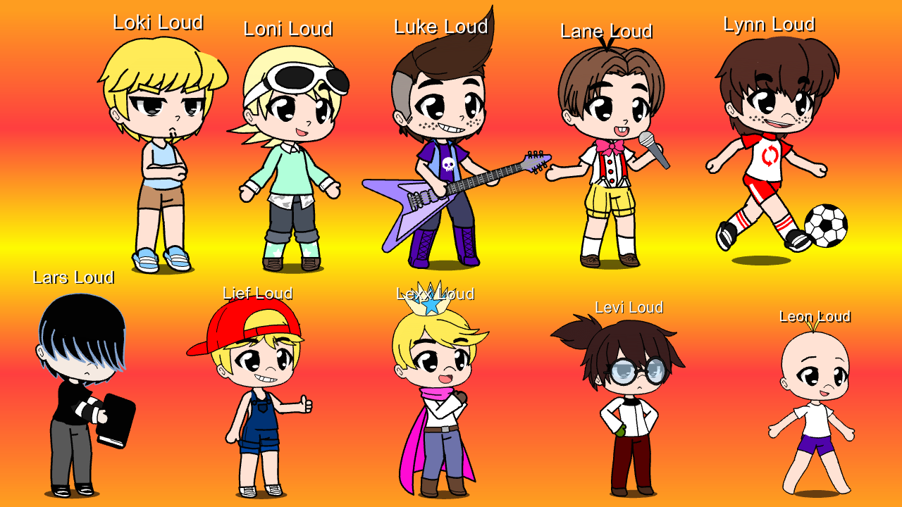 TLH - The Loud Brothers In Gacha Club by worldofcaitlyn on DeviantArt