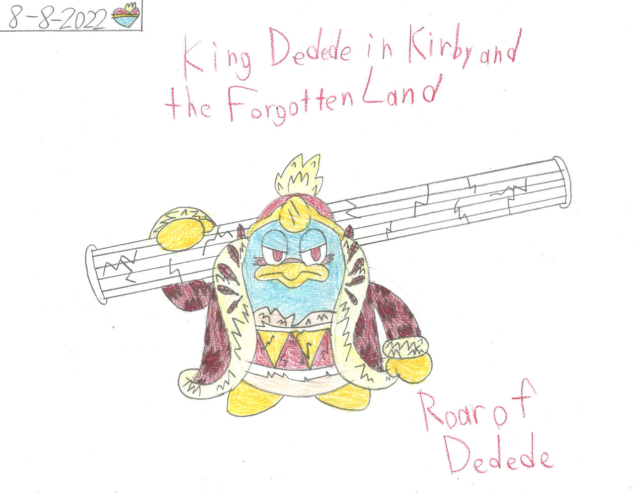Kirby - Forgotten Land King Dedede by worldofcaitlyn on DeviantArt