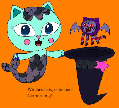 Gd Bat GD - Witches Hats, Cutie Bats by worldofcaitlyn on DeviantArt