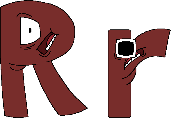 ALPHBTLR - Uppercase And Lowercase R by worldofcaitlyn on DeviantArt