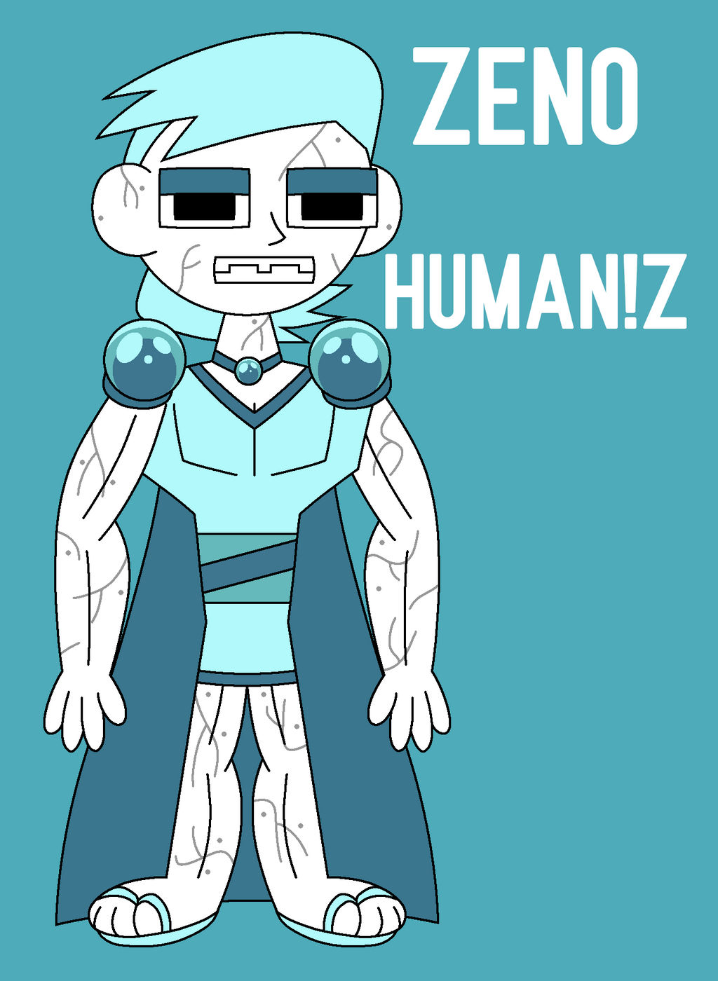 my version of human Z except he finally has a full body :] :  r/alphabetfriends