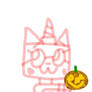 UNKY - Unikitty With Jack-O-Lantern