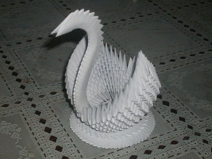 3D Origami Swan