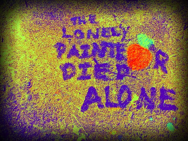 The Lonely Painter Died Alone