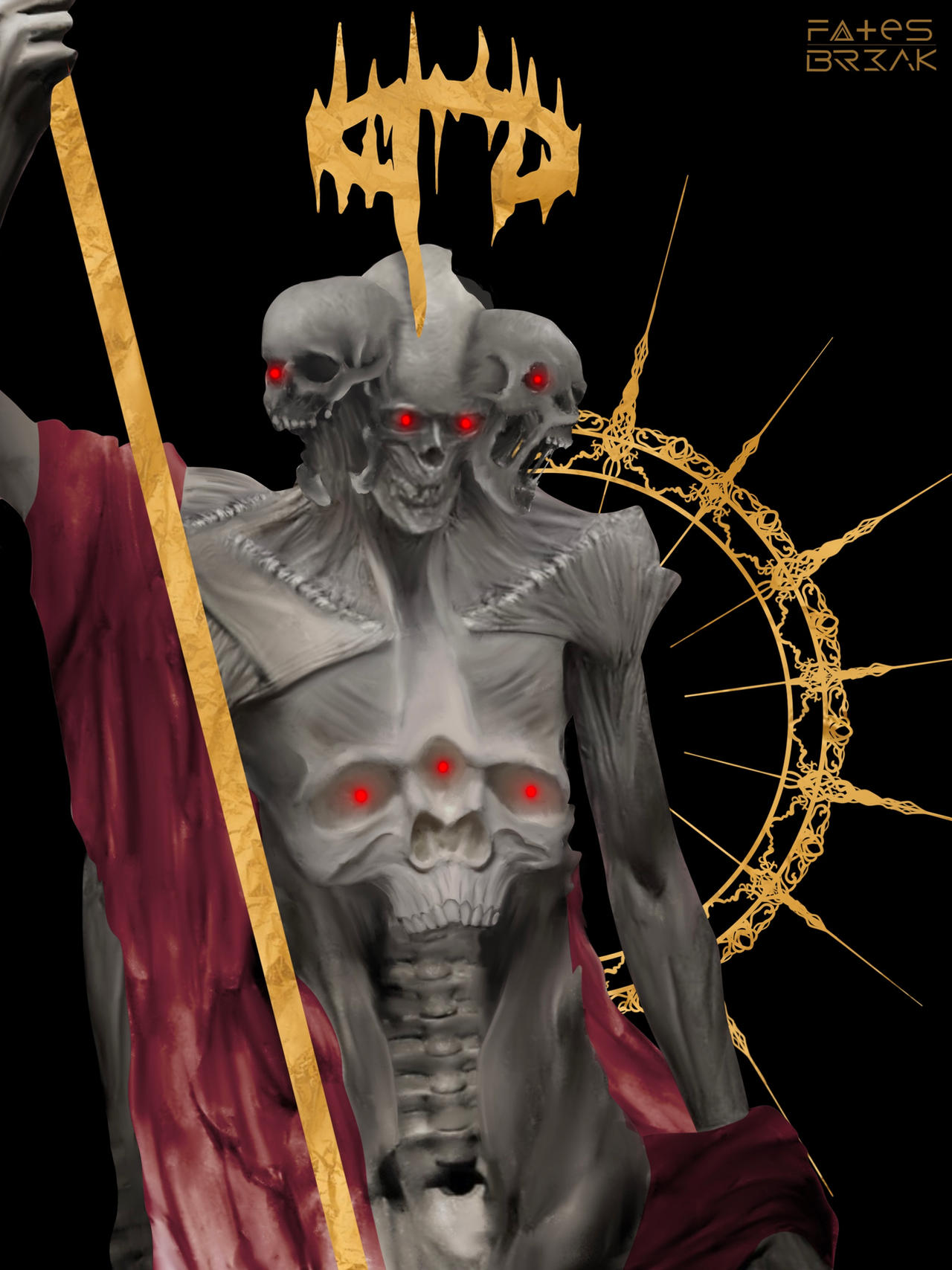 Decrepite Skull The Decrepit King by FatesBR3AK on DeviantArt