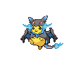 Pikachu in Mega Charizard X Poncho Sprite