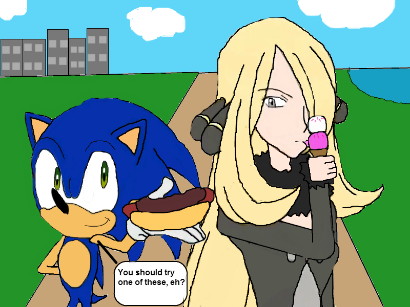 Sonic and Cynthia-Favorite Snacks