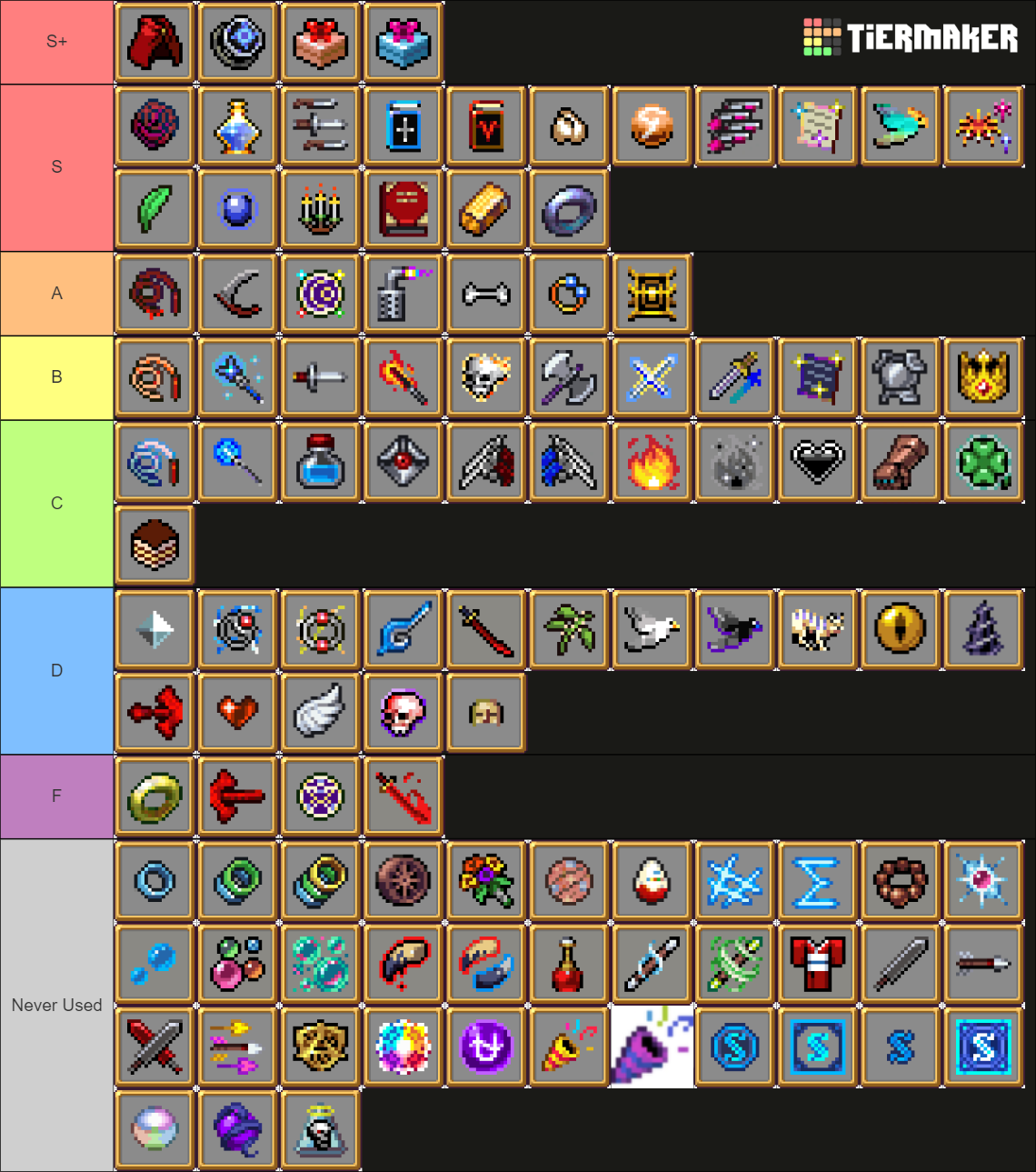 Vampire Survivors Weapon Tier List