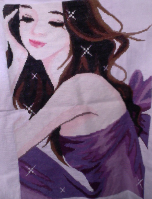 Cross stitch- random girl