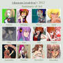 2012 Art Summary