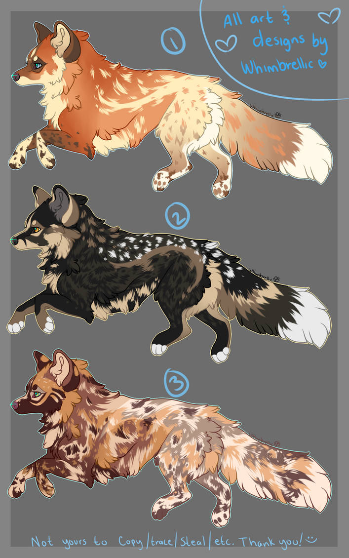 Fox Adaptables Fox Adoptables Batch 1 - 0/3 CLOSED by whimbrellic on DeviantArt