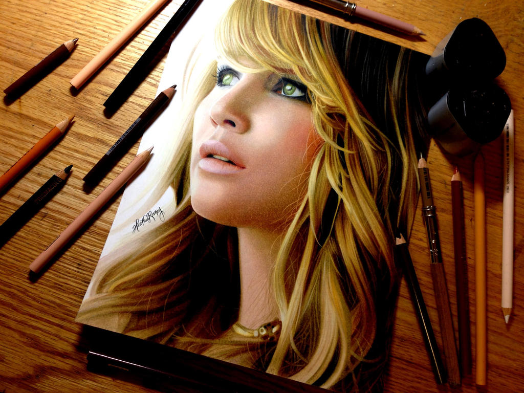 Drawing Jennifer Lawrence