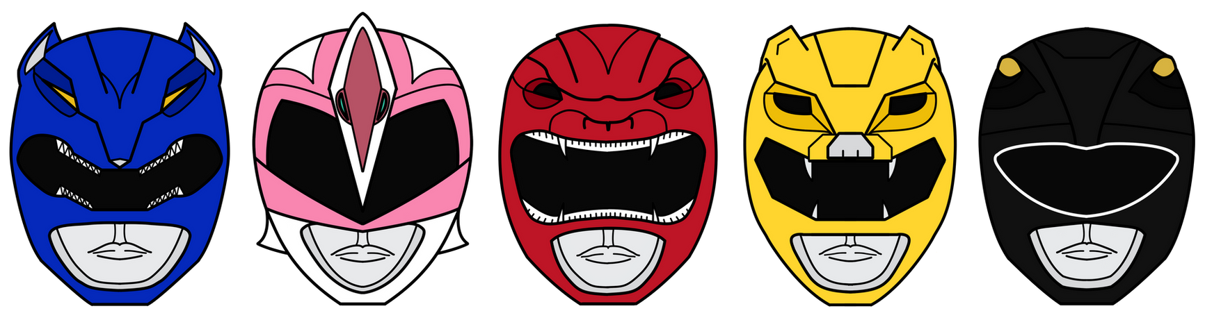 Long Head Power Ranger Mighty Morphin Power Rangers by Faderunner on DeviantArt