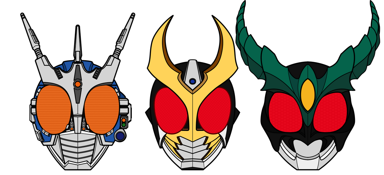 Kamen Rider Fade Kamen Rider Agito, G3 and Gills by Faderunner on DeviantArt