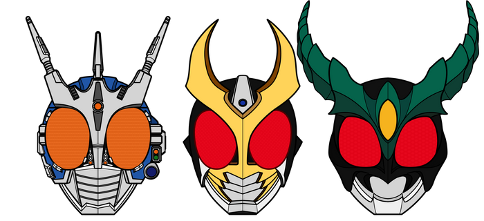 Kamen Rider Agito, G3 and Gills