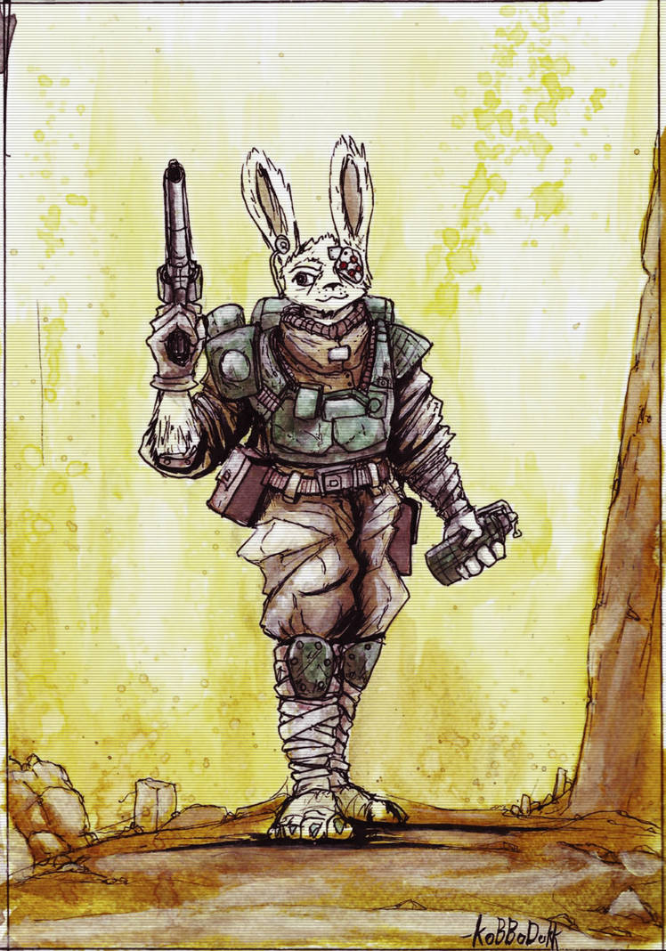 Gun Rabbit by Kobbodokk on DeviantArt
