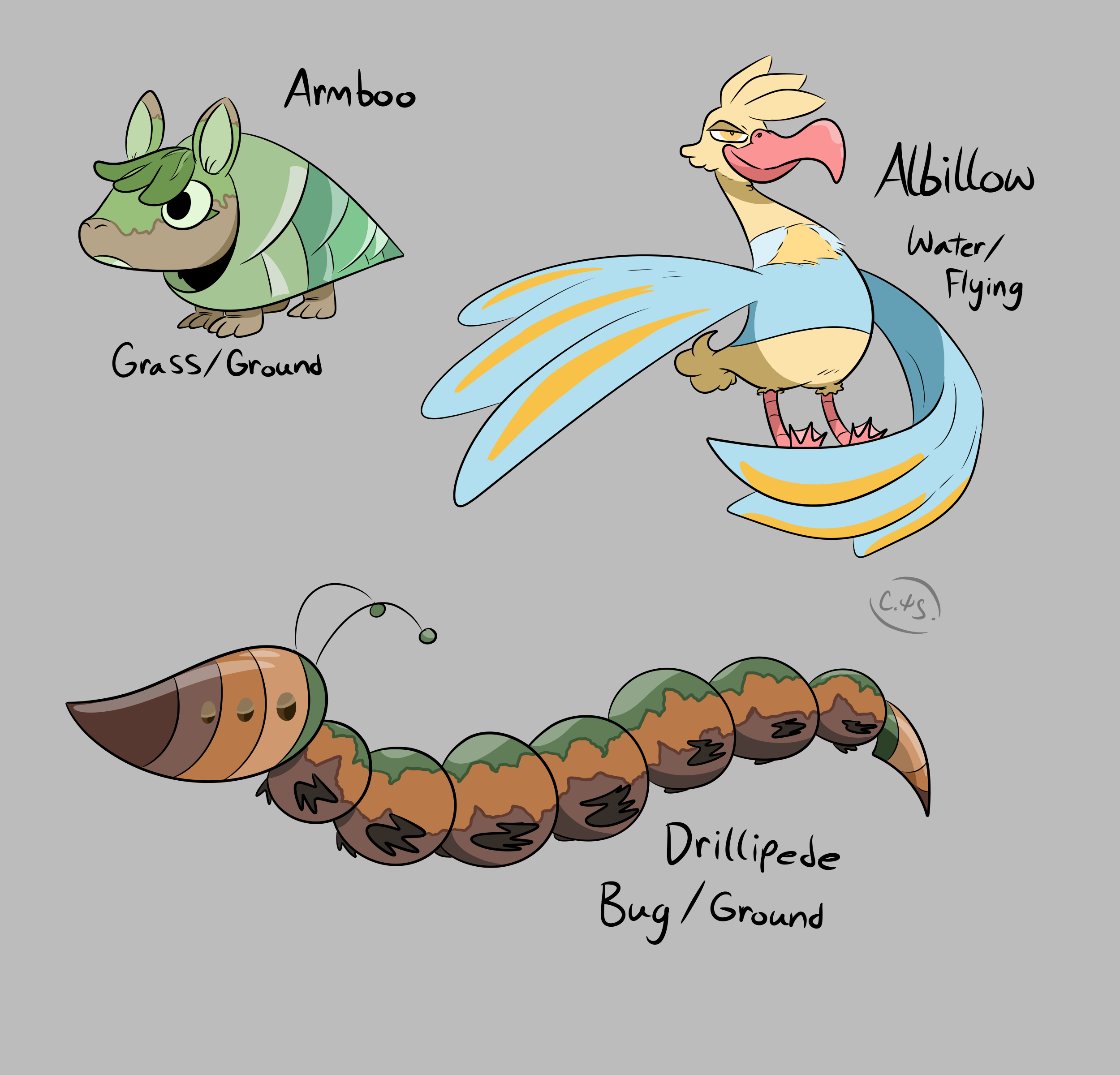Threading Fakemon Some Fakemon Redraws by HauntedCactus on DeviantArt