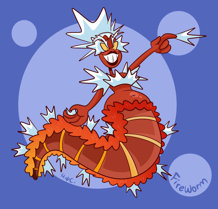 Fireworm Draw Mermaid: Fireworm by HauntedCactus on DeviantArt