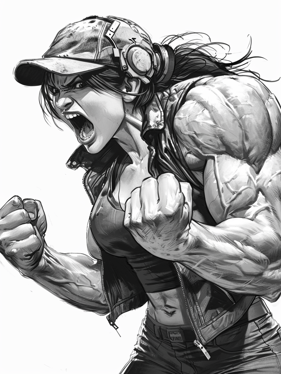 Angry Brawler Angry girl brawler by FemaleFist on DeviantArt