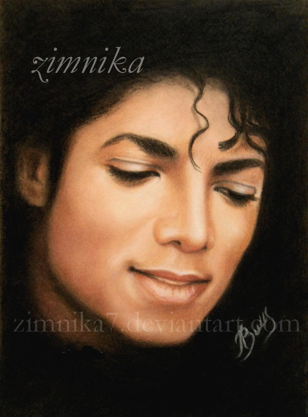 Portrait of Michael Jackson by zimnika7