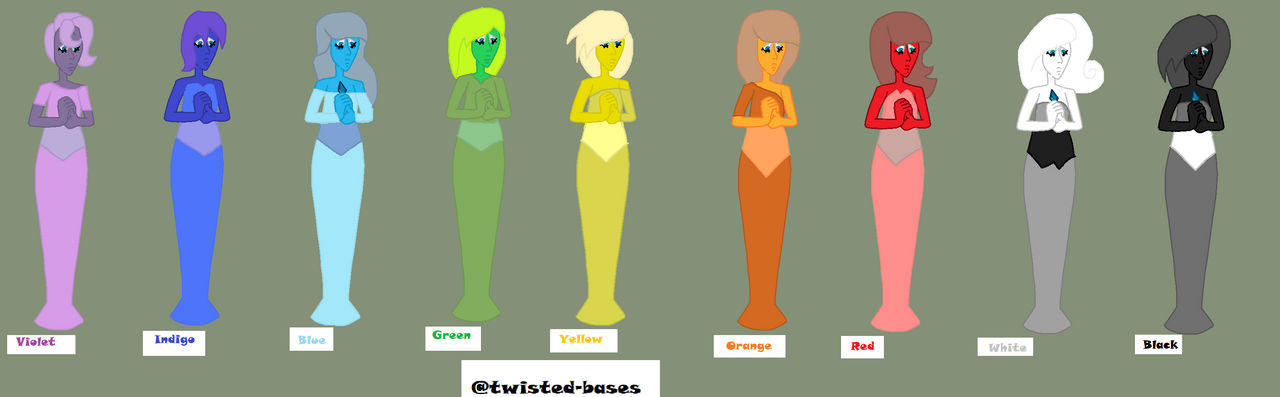 Steven Universe Color Inversion Steven Universe AU- The Inverted Rainbow Authority by IzzySingz on ...