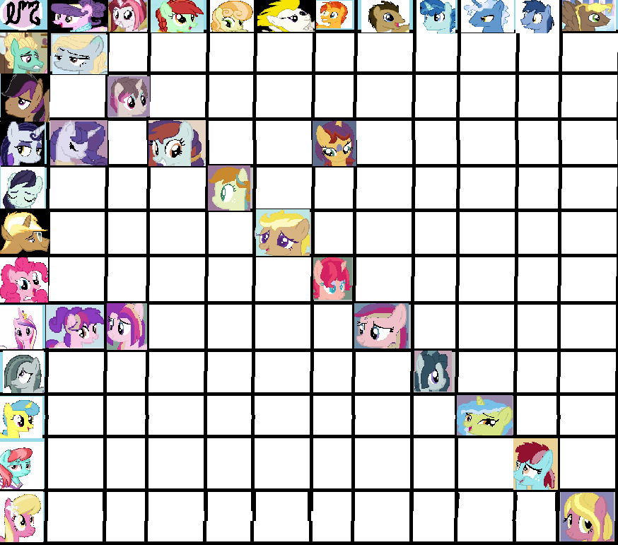 MLP Crazy Ships- *Progressive Grid Chart by IzzySingz on DeviantArt