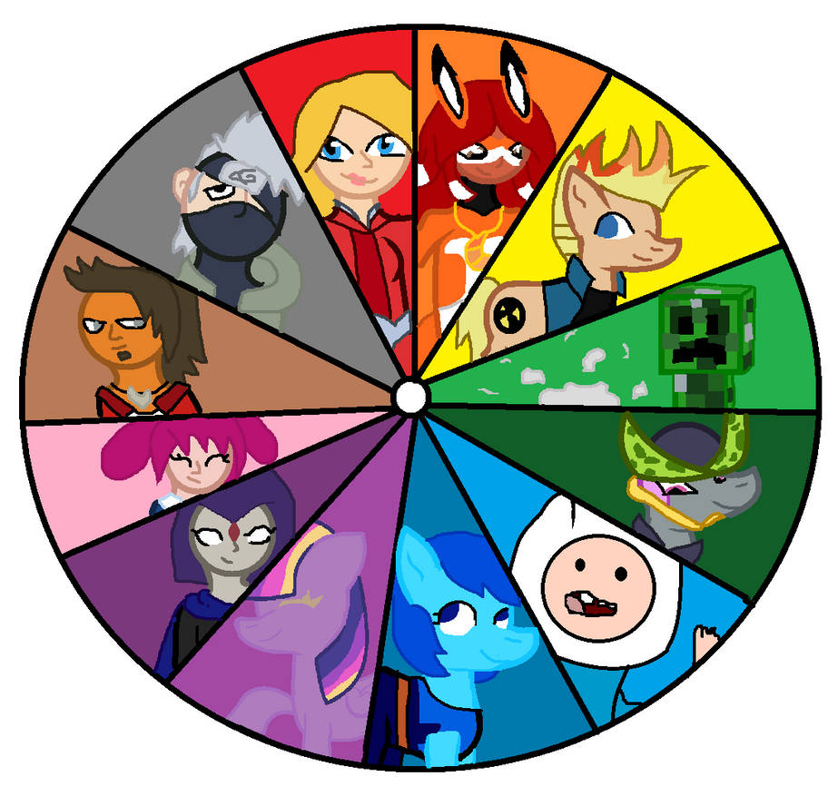 Deviantart Color Wheel Collab The Color Wheel Challenge 2 by IzzySingz on DeviantArt
