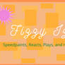 Fizzy Izzy's Orange Square Banner