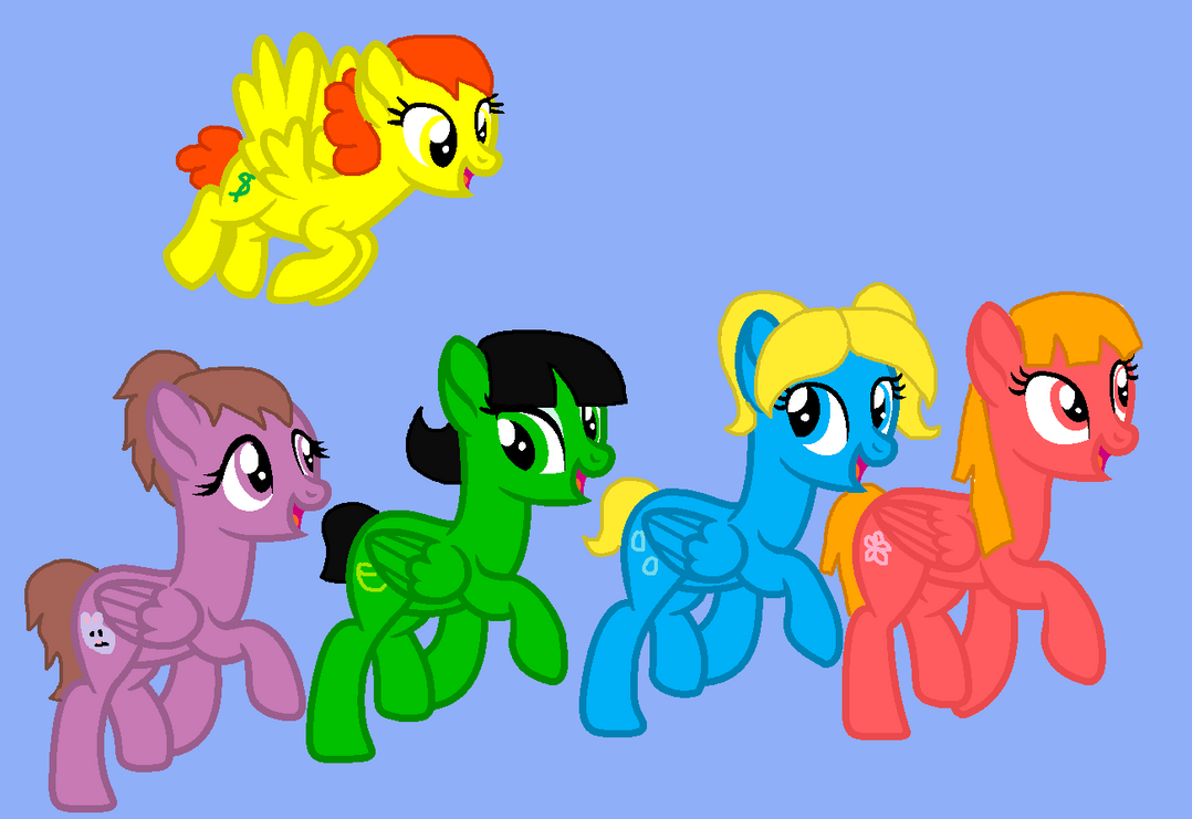 Other Cartoons as Ponies- PPG by IzzySingz on DeviantArt