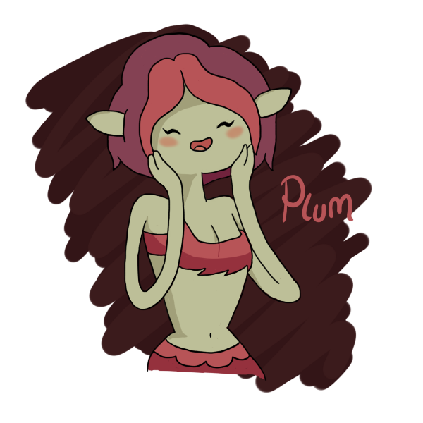 Bravest Warriors - Plum Drawing