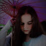 A girl under a Parasol 