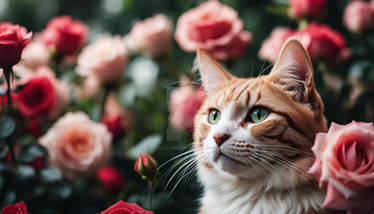 FurBaby and Roses